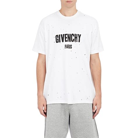 givenchy paris shirt weiß|Givenchy graphic crewneck t shirt.